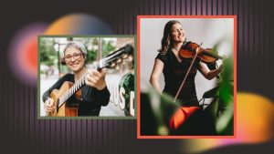 Photo of the concert Jazz manouche et chansons swing by Christine Tassan and Martine Gaumond, presented by Aramusique on Thursday, July 23, 2026, on La Route des concerts.