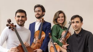 Photo of the Quatuor Cobalt, presented by the CAMMAC Music Centre on Sunday, July 19, 2026, as part of La Route des concerts.