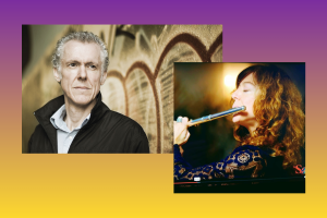 Portraits of Yves Léveillé, pianist, and Sophie Lemaire, soprano and flutist